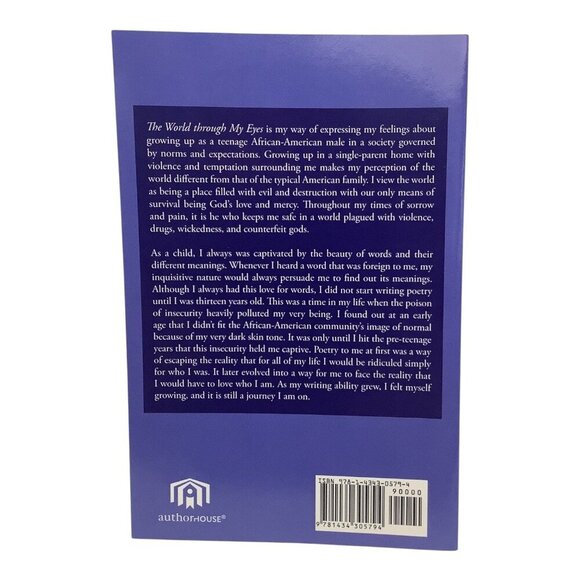 The World Through My Eyes By Najee K. Carter 2007 Paperback - Picture 2 of 9